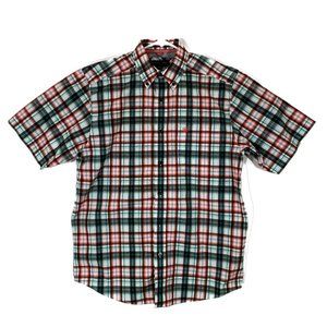 Ariat Pro Series Mens Shirt M Neilson Red Plaid